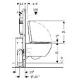 GEBERIT - Pack WC suspendu auto-portant - G-700 V² TurboFlush - Blanc - vignette