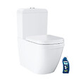 GROHE - WC à poser sans bride Euro Ceramic + abattant et nettoyant - vignette