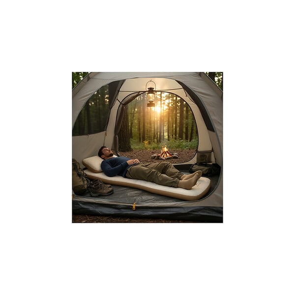 RELX TIME - Matelas gonflable - RELXTIME - Modèle Single - En Dropstich - 200 x 100 x 20 cm - large