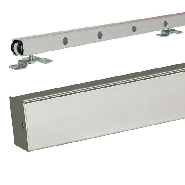 GD MENUISERIES - Porte Coulissante Athena Blanc H204 x L93 cm, Rail Alu - large