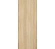 GD MENUISERIES - Porte Coulissante Décor Chêne Naturel Honey Oak  H204 x L73 cm, Rail alu Bandeau Blanc - vignette