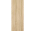 GD MENUISERIES - Porte Coulissante Décor Chêne Naturel Honey Oak  H204 x L83 cm, Rail alu Bandeau noir - vignette