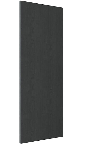 GD MENUISERIES - Porte Coulissante Effet Chêne Anthracite Grey Oak H204 x L73 cm - large