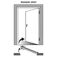 GD MENUISERIES - Bloc porte Blanc Pur Lacdor  H204 x L83 cm Côte Tableau P.Droit - vignette