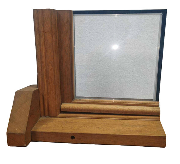 GD MENUISERIES - Fenetre Bois 2 Vantaux H145 x L100 cm Côte Tableau - large