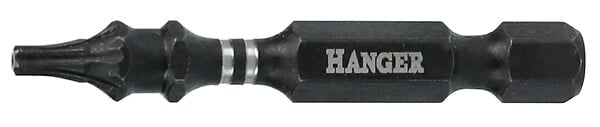 HANGER - 2 embouts impact 1/4'' étoile percée TTX40 longueur 75mm - HANGER - 134096 - large