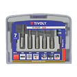 TIVOLY - Tivoly   7 pièces - 6 tarauds HSS queue hexagonale M3 à M10 -Porte-embout Quick change - vignette