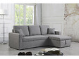 HABITAT ET JARDIN - Canapé d'angle convertible/ réversible avec coffre "Alain II" - 3 places - Gris clair - vignette