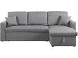 HABITAT ET JARDIN - Canapé d'angle convertible/ réversible avec coffre "Alain II" - 3 places - Gris clair - vignette