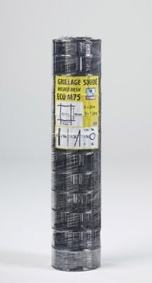 DIRICKX - Grillage soudé plastifié - Acier - M75 - Gris - 25 m - large