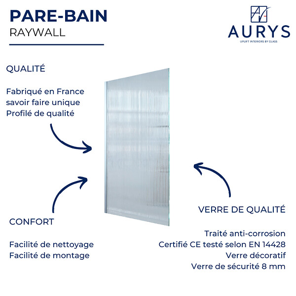 AURYS - Pare bain droit AURYS Raywall noire - large