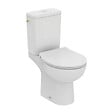 IDEAL STANDARD - WC à poser sans bride sortie horizontale TIRSO RimLS+ avec abattant frein de chute - vignette