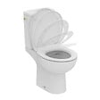 IDEAL STANDARD - WC à poser sans bride sortie horizontale TIRSO RimLS+ avec abattant frein de chute - vignette