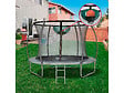 HABITAT ET JARDIN - Trampoline prestige "jumper" 3,65 m et panier basket - vignette