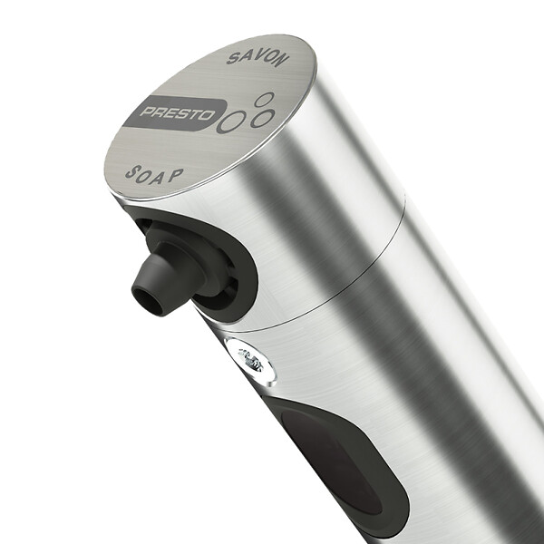 PRESTO - Distributeur de savon infrarouge 1L Linea inox brossé - large