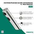 PRESTO - Distributeur de savon infrarouge 1L Linea inox brossé - vignette