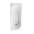 VILLEROY ET BOCH - Baignoire droite O.novo 170 x 75 cm Blanc + Pare bain droite AURYS Raywall noir mat - vignette