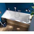 DURAVIT - Baignoire droite 180 X 80 Duravit No.1 + Pare bain AURYS Raywall noir mat version gauche - vignette