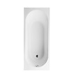 VILLEROY ET BOCH - Baignoire droite O.Novo 170 x 70 cm Blanc + Pare Bain gauche AURYS Raywall noir mat - vignette