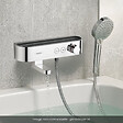 HANSGROHE - Pack mitigeur bain douche thermostatique ShowerTablet Select + Flexible Isiflex + Pommeau de douche Vernis Blend Chromé - vignette