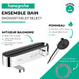 HANSGROHE - Pack mitigeur bain douche thermostatique ShowerTablet Select + Flexible Designflex + Pommeau de douche Pulsify Select 3 jets Chromé - vignette