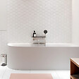 HANSGROHE - Pack mitigeur bain-douche thermostatique ShowerTablet Select + flexible Metaflex + douchette Pulsify Select 3 jets chromé - vignette