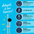 GROHE - Mitigeur douche thermostatique Precision Feel + Ensemble de douche Start 2 jets avec barre + Tablette d'angle - vignette
