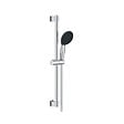 GROHE - Mitigeur douche thermostatique Precision Feel + Ensemble de douche Start 2 jets avec barre + Tablette d'angle - vignette
