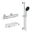 GROHE - Mitigeur douche thermostatique Precision Feel + Ensemble de douche Start 2 jets avec barre + Panier douche - vignette