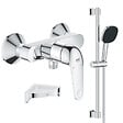 GROHE - Pack douche mécanique Swift 2023 avec ensemble de douche Vitalio Comfort 110 et tablette en angle - vignette