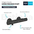 GROHE - Mitigeur douche thermostatique Precision Start + Ensemble de douche avec barre 2 jets + Tablette de douche d'angle - vignette