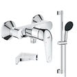 GROHE - Mitigeur douche mécanique Swift 2023 + Ensemble de douche 2 jets avec barre + Tablette de douche d'angle - vignette