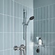 GROHE - Pack mitigeur douche mécanique StartLoop + Ensemble de douche Start 2 jets avec barre + Tablette de douche d'angle - vignette