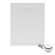 VILLEROY ET BOCH - Receveur de douche antidérapant 100 x 80  Lifetime Plus Cerasoft céramique blanc + Bonde blanc - vignette