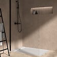 IDEAL STANDARD - Receveur de douche antidérapant Ultra Flat S I.Life recoupable avec bonde largeur 120 x 80 - vignette