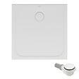 VILLEROY ET BOCH - Receveur de douche antidérapant 90 x 90  Lifetime Plus Cerasoft céramique blanc + Bonde blanc - vignette