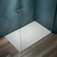 IDEAL STANDARD - Receveur de douche antidérapant Ultra Flat Evo recoupable avec bonde longueur 140 x 80 - vignette