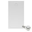 VILLEROY ET BOCH - Receveur de douche antidérapant 120 x 90  Lifetime Plus céramique blanc + Bonde chromé - vignette
