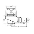 VILLEROY ET BOCH - Receveur de douche antidérapant 140 x 90  Lifetime Plus céramique blanc + Bonde blanc - vignette