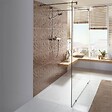 VILLEROY ET BOCH - Receveur de douche antidérapant 140 x 90  Lifetime Plus Cerasoft céramique blanc + Bonde blanc - vignette