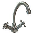 OLFA - Mélangeur lavabo bec bas mobile Tiffany Gris Acier - vignette