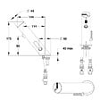 PRESTO - Mitigeur infrarouge sur plage avec RA pour lavabo Linea or brossé - vignette