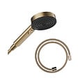 HANSGROHE - Pommeau de douche Pulsify Select EcoSmart 105 3 jets relaxation + Flexible 125 cm Designflex Bronze brossé - vignette