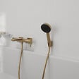 HANSGROHE - Pommeau de douche Pulsify Select EcoSmart 105 3 jets relaxation + Flexible 125 cm Designflex Bronze brossé - vignette