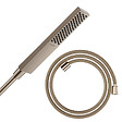 HANSGROHE - Pommeau de douche Pulsify E 100 EcoSmart bronze brossé + flexible de douche Designflex 125 cm bronze brossé - vignette