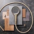HANSGROHE - Pommeau de douche Raindance Select S EcoSmart 120 3 jets + flexible Designflex 125 cm bronze brossé - vignette
