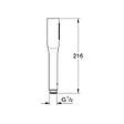 GROHE - Pommeau de douche Quickfix Vitalio Get Stick + microfibre - vignette