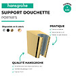 HANSGROHE - Support douchette mural Porter'S Doré poli - vignette