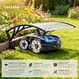 TECTAKE - Garage pour tondeuse robot DOMUS, résistant aux intempéries, 81 x 100 x 48 cm blanc transparent - vignette