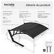 TECTAKE - Garage pour tondeuse robot DOMUS, résistant aux intempéries, 81 x 100 x 48 cm noir - vignette